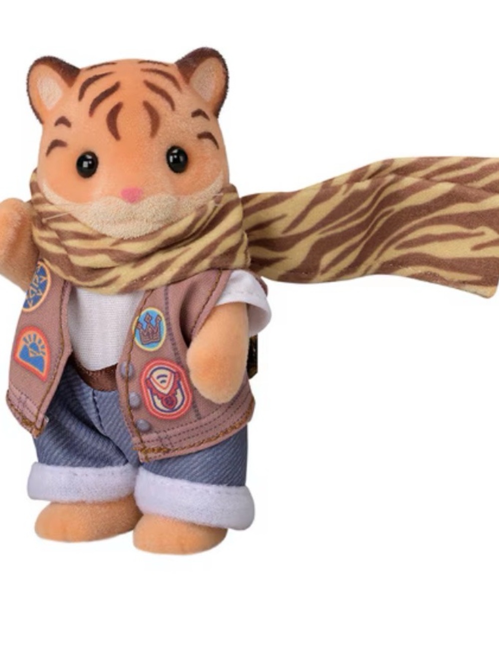 Sylvanian Families Tiger Adventure Bike Playset - Orange & Yellow - Picture 4 of 8